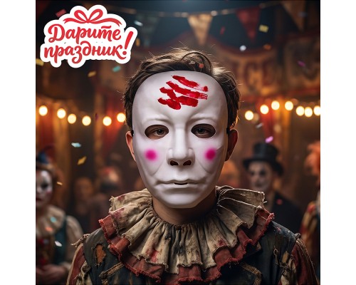 Карнавальная маска "Адский шут"