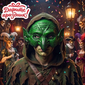 Карнавальная маска "Гоблин"