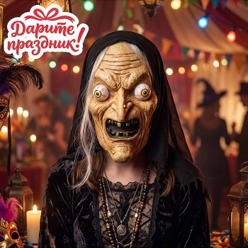 Карнавальная маска "Ведьма"