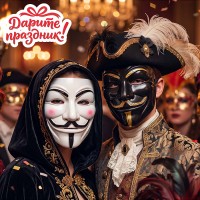 Карнавальная маска "Вендетта"