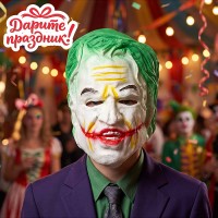 Карнавальная маска "Безумный клоун"