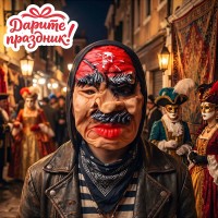 Карнавальная маска "Пират-призрак"