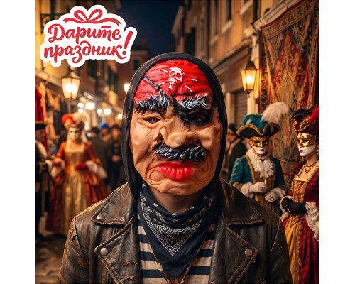 Карнавальная маска "Пират-призрак"