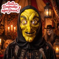 Карнавальная маска "Баба Яга"