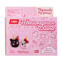 Полимерная глина. Подсвечники. Кошечки