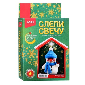 Слепи свечу "Снежные друзья"