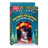 Роспись по дереву.Новогодний сувенир "Новогодняя овечка"