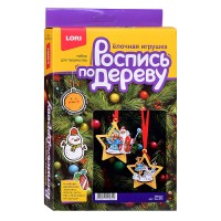 Роспись по дереву.Ёлочная игрушка "Звезды"