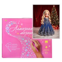 Алмазная мозаика (блест.) 23х30 "Сказочная куколка" с подр., с част. заполн.