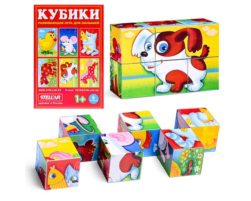 Кубики в картинках 23 ( из 6-ти штук)