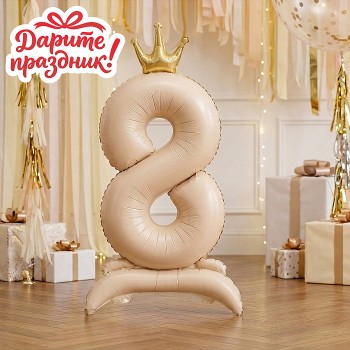 Интерьерное украшение  Фигура-шар "Цифра 8"