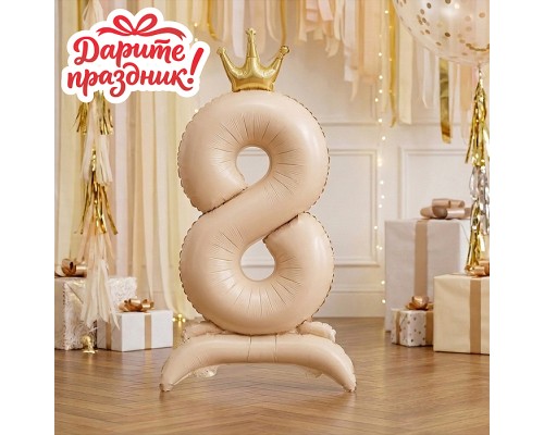 Интерьерное украшение  Фигура-шар "Цифра 8"