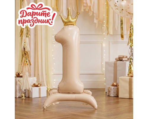 Интерьерное украшение Фигура-шар "Цифра 1"