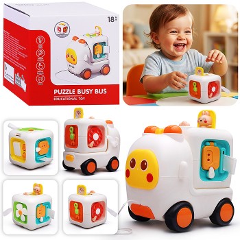 Игрушка развивающая "Автобус" в коробке