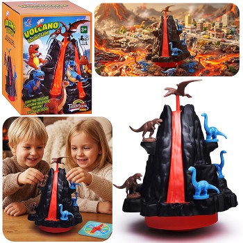 Игра настольная Баланс "Динозавры и вулкан" в коробке