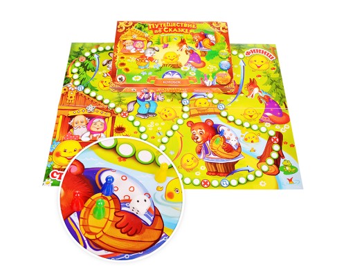 Настольная игра. Путешествие по сказке "Колобок"