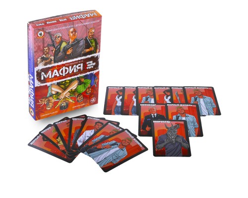 Настольная игра "Мафия" Город. Тишина. Афера