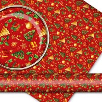 Упаковочная бумага "Новогодние украшения"