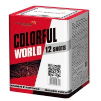 Батарея салютов "Colorful World" (0,8" х 12 залп.) * в кор. 36 шт. (красная этикетка). Срок до 01.02.30
