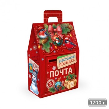 Коробка "Новогодняя посылка", 1700 г
