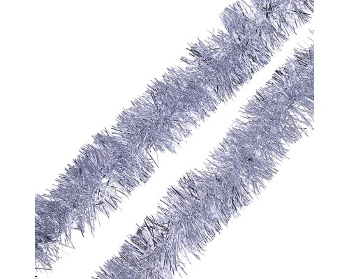Мишура "Праздничная" серебро 2м.