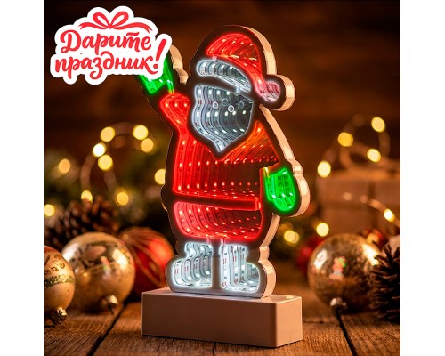 Новогоднее украшение "Санта" 22 см.
