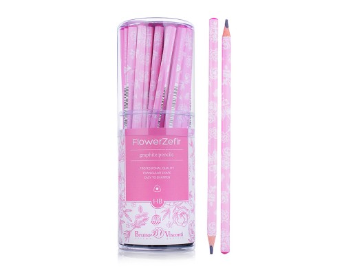 Карандаш чернографитный "FlowerZefir. Rosa" НВ