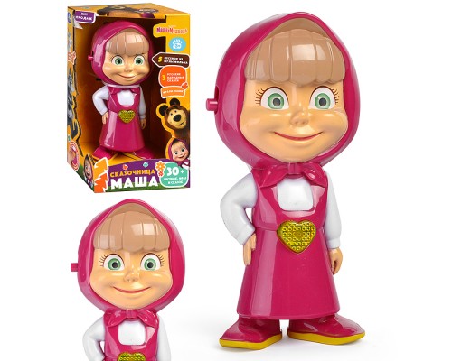 Сказочник Маша и Медведь (30 песенок, фраз и сказок) в коробке