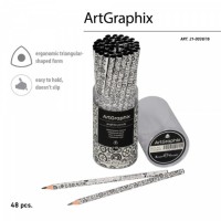 Карандаш чернографитный "ArtGraphix. Машина времени" НВ (пластиковый корпус)