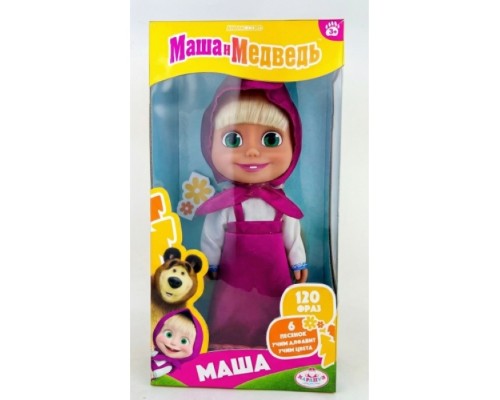 Кукла Маша и Медведь 25 см, озвуч, 200 фраз,