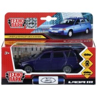 Машина металл LADA 111, 12 см, инерц., двери, багажник, инерц., синий