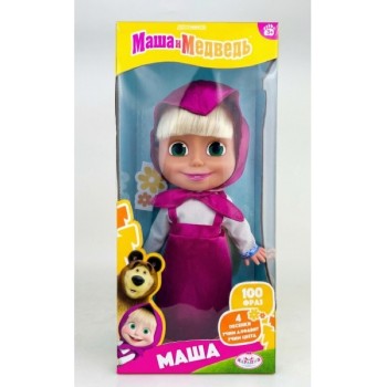 Кукла Маша и Медведь 30 см, озвуч, 200 фраз