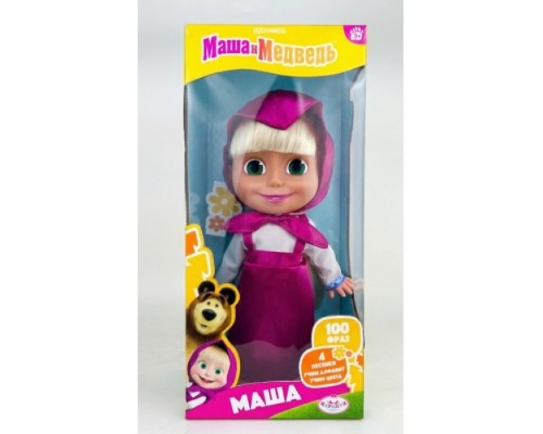 Кукла Маша и Медведь 30 см, озвуч, 200 фраз
