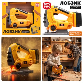 Инструмент детский "Лобзик" в коробке