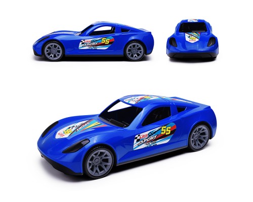 Машинка Turbo "V-MAX" синяя 40 см