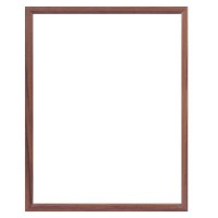 Рамка из МДФ 40x60 см, формат A2, профиль N1, акриловое стекло, задняя панель - переплетный картон, с креплением для подвеса, мокко, в термоусадочной пленке