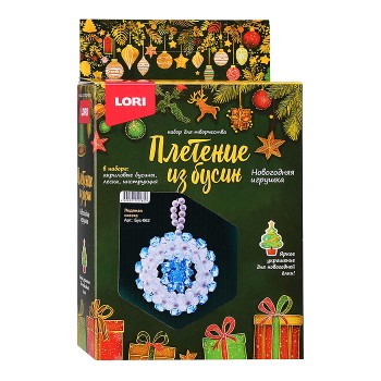 Игрушки. Плетение из бусин "Ледяная сказка"