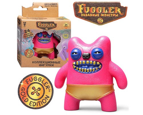 Коллекционная фигурка Полосатый Шалун, 1 шт. в коробке с окном, Fuggler Gold Edition