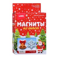 Магниты из гипса "Снежная мелодия"