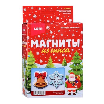 Магниты из гипса "Снежная мелодия"