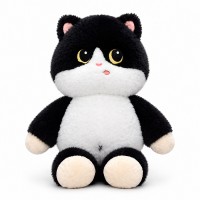 Кот "Уголек" 60 см