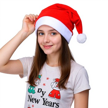 Колпак карнавальный, красный  28*38см