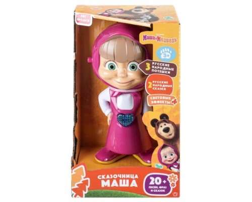 Сказочник "Маша и Медведь" (20+ песенок, фраз и сказок) в коробке