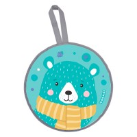 Игрушка. Ледянка с рисунком (с медведем)