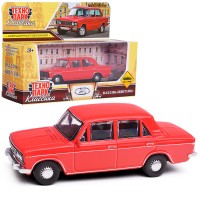Машина металл LADA lada 2106, 10,5 см, (красный) инерц, в коробке