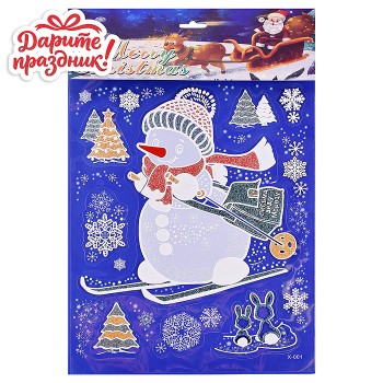 Наклейки для декора "Зимушка" 26*24см