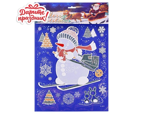 Наклейки для декора "Зимушка" 26*24см