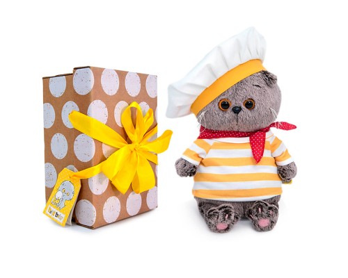 Кот Басик BABY в костюмчике "Кок"