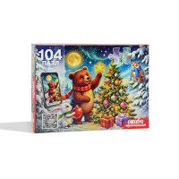 Пазлы 104 "Мишка и зайчик" Оживи мультфильм