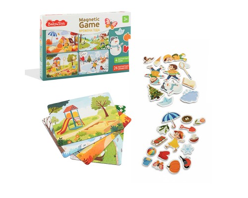 Игра магнитная "Времена года". Серия Магнитные игры